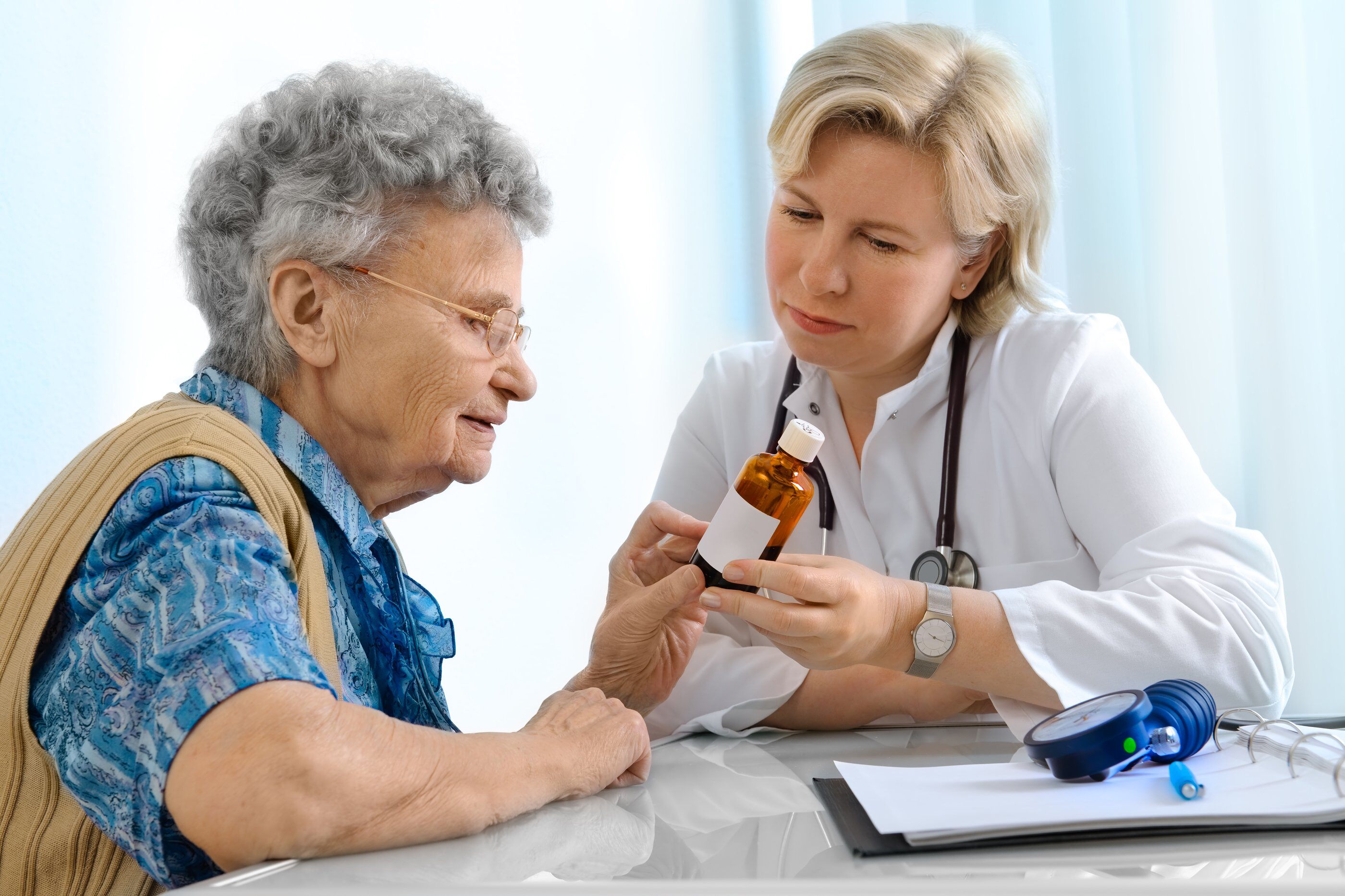 Arzt Patient zum D3 Mangel